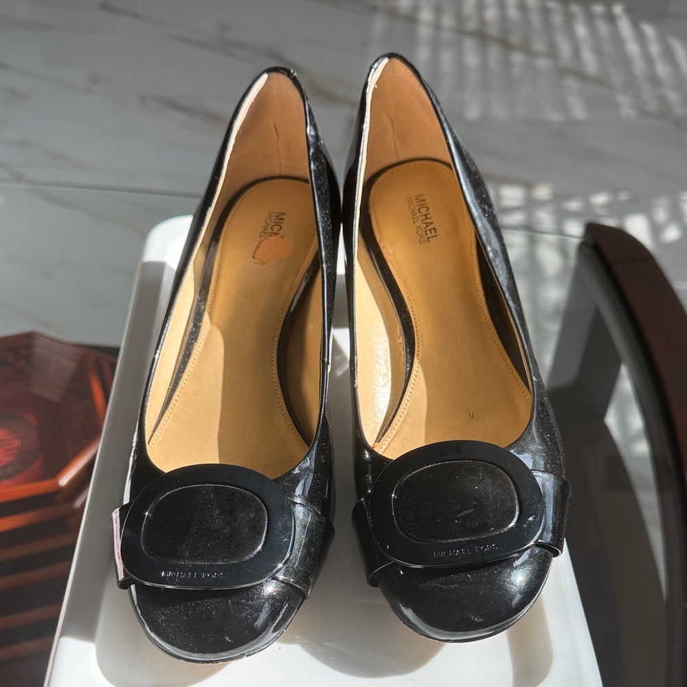 Michael Kors Black Patent Heels